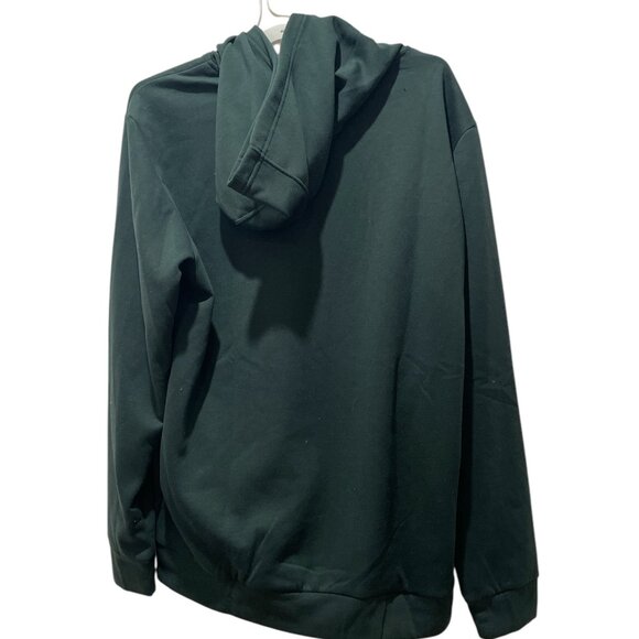 Men's Fleece Hoodie, Adidas, L/G, Green, NWT - Picture 6 of 7